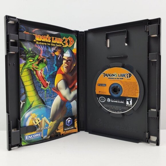 Dragon's Lair 3D Return To Nintendo GameCube Video Game w/ Manual Tested 2001 - Picture 9 of 10